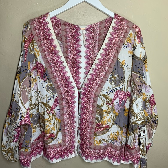 Free people printed blouse - Picture 4 of 5
